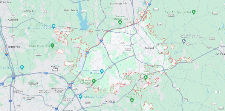 Service Area Map